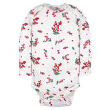 2-Piece Baby Girls Red Holly Berries Jumper & Bodysuit Set-Gerber Childrenswear Wholesale