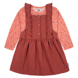 2-Piece Infant & Toddler Girls Orange Leaves Jumper & Top Set-Gerber Childrenswear Wholesale