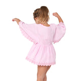 Baby & Toddler Girls Light Pink Woven Kaftan Coverup-Gerber Childrenswear Wholesale