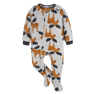 Baby & Toddler Boys Moose Blanket Sleepers-Gerber Childrenswear Wholesale