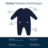 Baby Boys Dog Romper-Gerber Childrenswear Wholesale