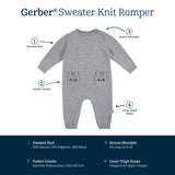 Baby Boys Raccoon Romper-Gerber Childrenswear Wholesale