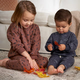 2-Piece Infant and Toddler Boys Navy Space Sweatshirt & Pant Set-Gerber Childrenswear Wholesale