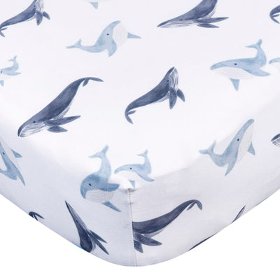 Baby Boys Coastal Calm Crib Sheet-Gerber Childrenswear Wholesale