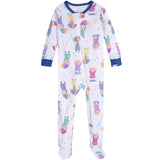 4-Pack Baby Girls Rainy Day Footed Pajamas-Gerber Childrenswear Wholesale
