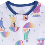 4-Pack Baby Girls Rainy Day Footed Pajamas-Gerber Childrenswear Wholesale