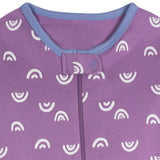 4-Pack Baby Girls Rainy Day Footed Pajamas-Gerber Childrenswear Wholesale