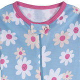 4-Pack Baby Girls Pears Footed Pajamas-Gerber Childrenswear Wholesale