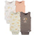 4-Pack Baby Neutral Ivory Safari Sleeveless Onesies® Bodysuits-Gerber Childrenswear Wholesale