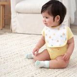 2-Pack Baby Neutral Starry Smiles Dribbler Bib-Gerber Childrenswear Wholesale