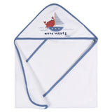 Baby Boys Little Lighthouse Hooded Towel-Gerber Childrenswear Wholesale