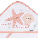 Baby Girls She Sells Sea shells Hooded Towel-Gerber Childrenswear Wholesale