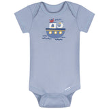 3-Pack Baby Boys Little Lighthouse Short Sleeve Onesies® Bodysuits-Gerber Childrenswear Wholesale