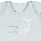 3-Pack Baby Girls She Sells Sea Shells Short Sleeve Onesies® Bodysuits-Gerber Childrenswear Wholesale