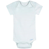 3-Pack Baby Neutral Starry Smiles Short Sleeve Onesies® Bodysuits-Gerber Childrenswear Wholesale