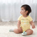 3-Pack Baby Neutral Starry Smiles Short Sleeve Onesies® Bodysuits-Gerber Childrenswear Wholesale