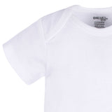 CASE of 36: 2-Pack Baby Neutral White Short Sleeve Onesies® Bodysuits-Gerber Childrenswear Wholesale