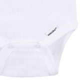 CASE of 36: 2-Pack Baby Neutral White Short Sleeve Onesies® Bodysuits-Gerber Childrenswear Wholesale