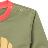 Baby Boys Rolls Sweatshirt Bubble Romper-Gerber Childrenswear Wholesale