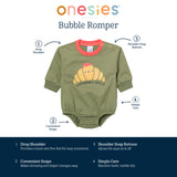 Baby Boys Rolls Sweatshirt Bubble Romper-Gerber Childrenswear Wholesale