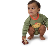 Baby Boys Rolls Sweatshirt Bubble Romper-Gerber Childrenswear Wholesale