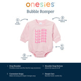 Baby Girls Lil Sis Sweatshirt Bubble Romper-Gerber Childrenswear Wholesale