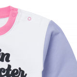 Baby Girls Main Character Sweatshirt Bubble Romper-Gerber Childrenswear Wholesale