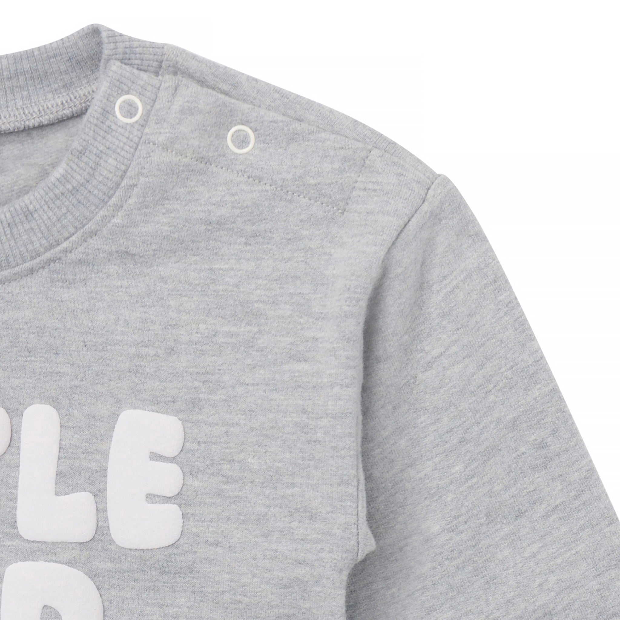 Baby Neutral Little and Loud Sweatshirt Bubble Romper-Gerber Childrenswear Wholesale