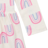 Baby Girls Ivory Rainbow Lap Shoulder Dress-Gerber Childrenswear Wholesale