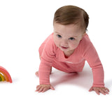 Baby Girls Chintz Flower Lap Shoulder Dress-Gerber Childrenswear Wholesale