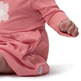 Baby Girls Chintz Flower Lap Shoulder Dress-Gerber Childrenswear Wholesale