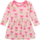 Baby Girls Tulips Lap Shoulder Dress-Gerber Childrenswear Wholesale