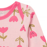 Baby Girls Tulips Lap Shoulder Dress-Gerber Childrenswear Wholesale