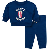 2-Piece Baby Boys What's Poppin Sweatshirt Set-Gerber Childrenswear Wholesale
