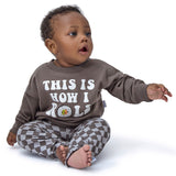2-Piece Baby Neutral I Roll Sweatshirt Set-Gerber Childrenswear Wholesale