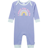 3-Pack Baby Girls Rainbow Rules Lap Shoulder Footless Pajamas-Gerber Childrenswear Wholesale