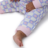 3-Pack Baby Girls Rainbow Rules Lap Shoulder Footless Pajamas-Gerber Childrenswear Wholesale
