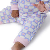 3-Pack Baby Girls Rainbow Rules Lap Shoulder Footless Pajamas-Gerber Childrenswear Wholesale