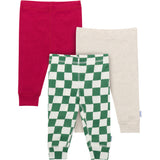 3-Pack Baby Neutral Green Checkers Active Pants-Gerber Childrenswear Wholesale