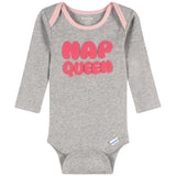 4-Piece Baby Girls Nap Queen Onesies® Bodysuits and Pants-Gerber Childrenswear Wholesale