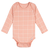 5-Pack Baby Girls Horses Long Sleeve Bodysuits-Gerber Childrenswear Wholesale