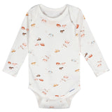 5-Pack Baby Girls Horses Long Sleeve Bodysuits-Gerber Childrenswear Wholesale