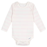 5-Pack Baby Girls Flowers Long Sleeve Bodysuits-Gerber Childrenswear Wholesale