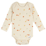 5-Pack Baby Neutral Green Heather Long Sleeve Bodysuits-Gerber Childrenswear Wholesale