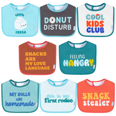 8-Pack Baby Boys Kids Club Drooling Bibs-Gerber Childrenswear Wholesale