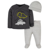 3-Piece Baby Boys Camo Dinosaur Take-Me-Home Set-Gerber Childrenswear Wholesale