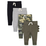 4-Pack Baby Boys Dino Pants-Gerber Childrenswear Wholesale