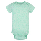 5-Pack Baby Girls Garden Floral Short Sleeve Onesies® Bodysuits-Gerber Childrenswear Wholesale