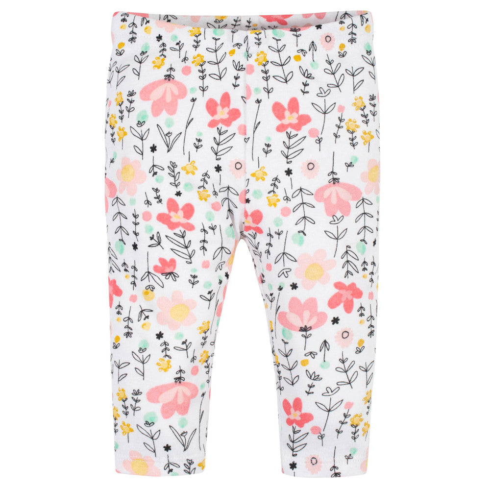 4-Pack Baby Girls Garden Floral Pants-Gerber Childrenswear Wholesale