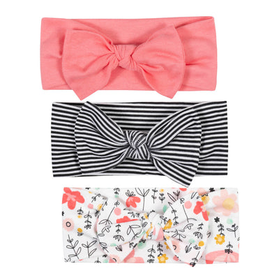 3-Pack Baby Girls Flower Garden Headbands-Gerber Childrenswear Wholesale